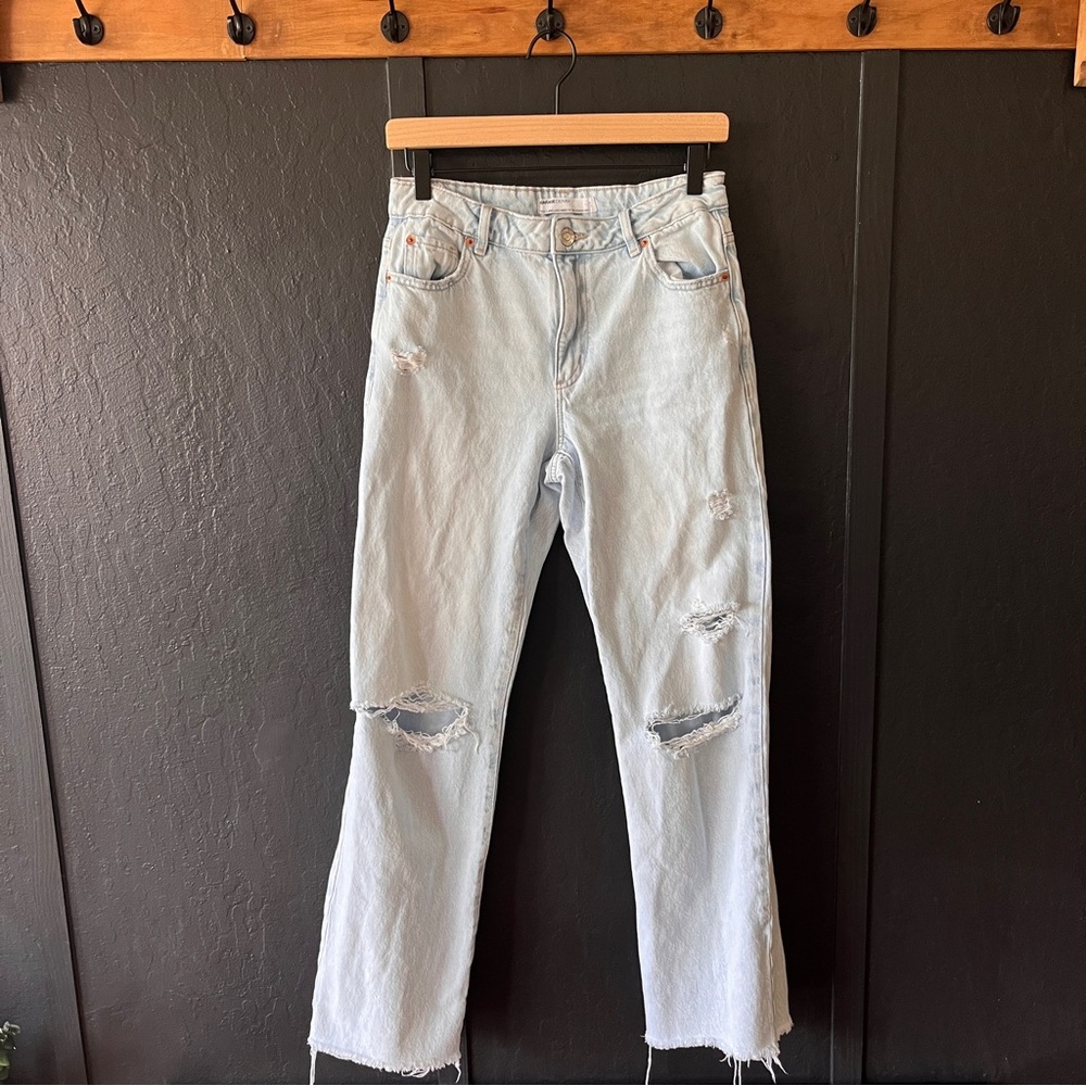 Garage Denim 90s Straight Wide Leg Jeans
